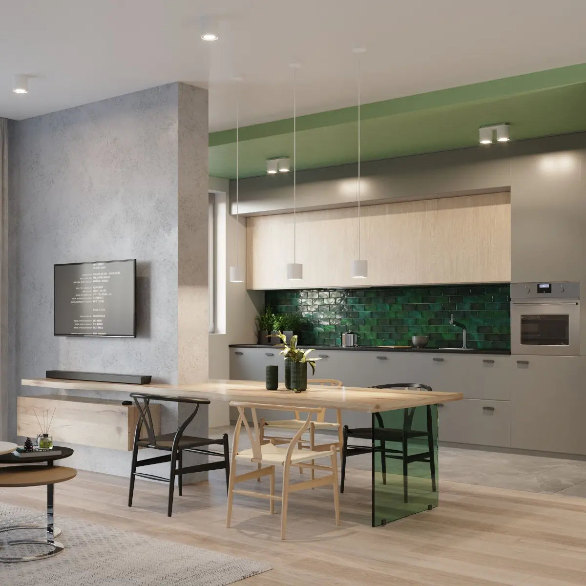 Plafondlamp Rondo 1 – Wit & Aluminium