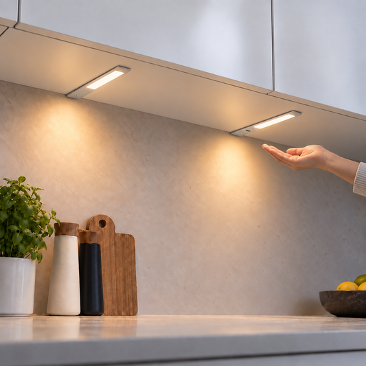 Keukenverlichting onder kastjes: kies lichtkleur en helderheid