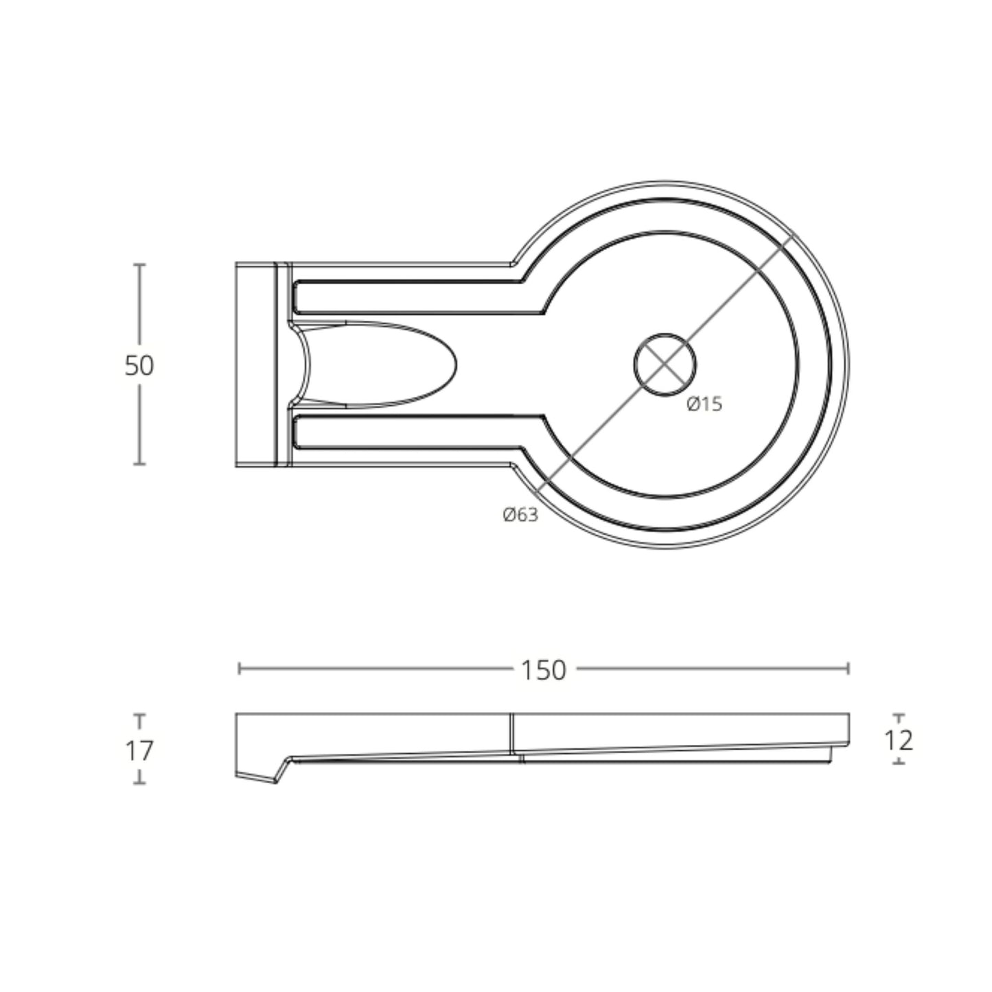 2-TONE Küchenbeleuchtung Unterbau – Silber (3er-PACK)