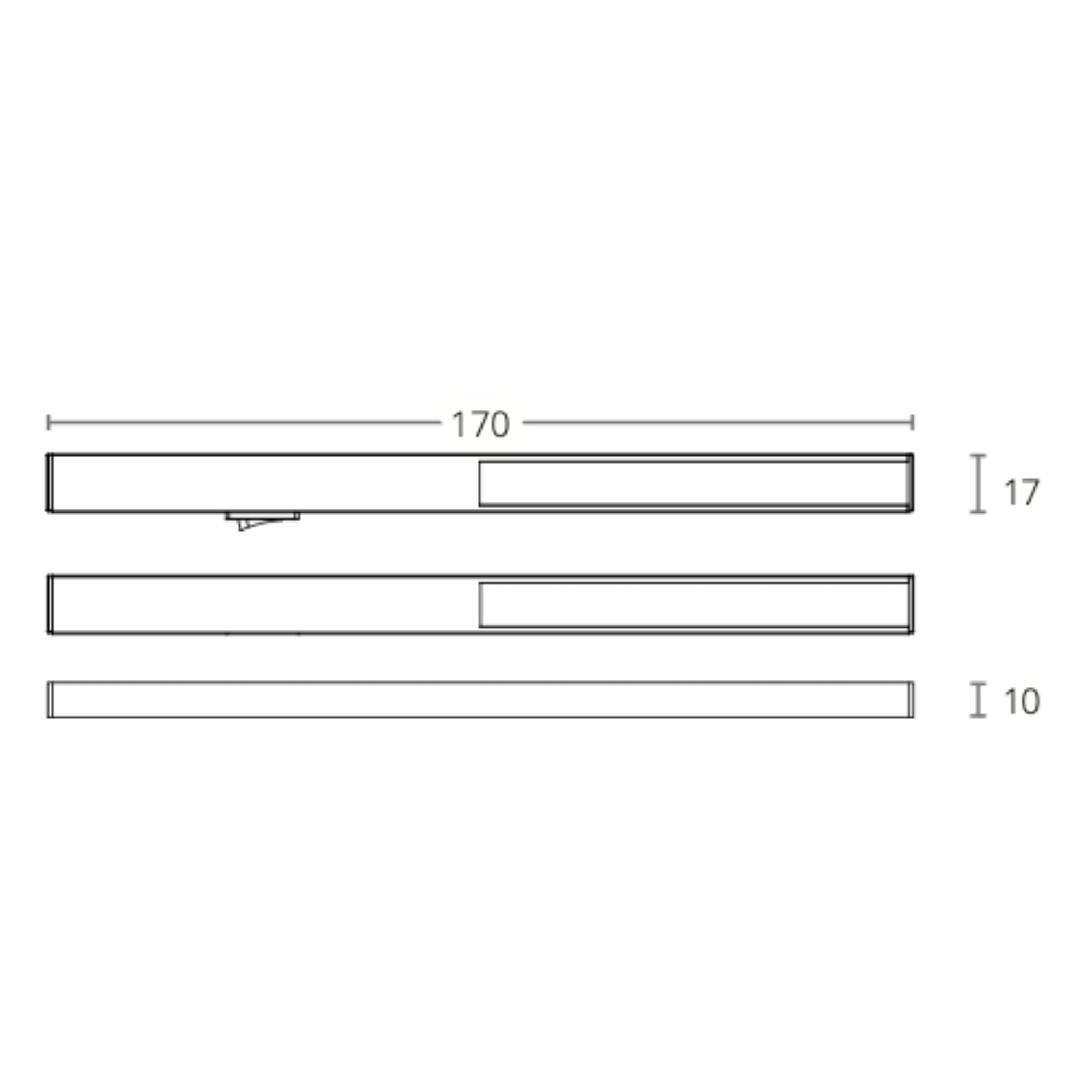LONGLED Keukenverlichting Onderbouw - Zwart (2 PACK)