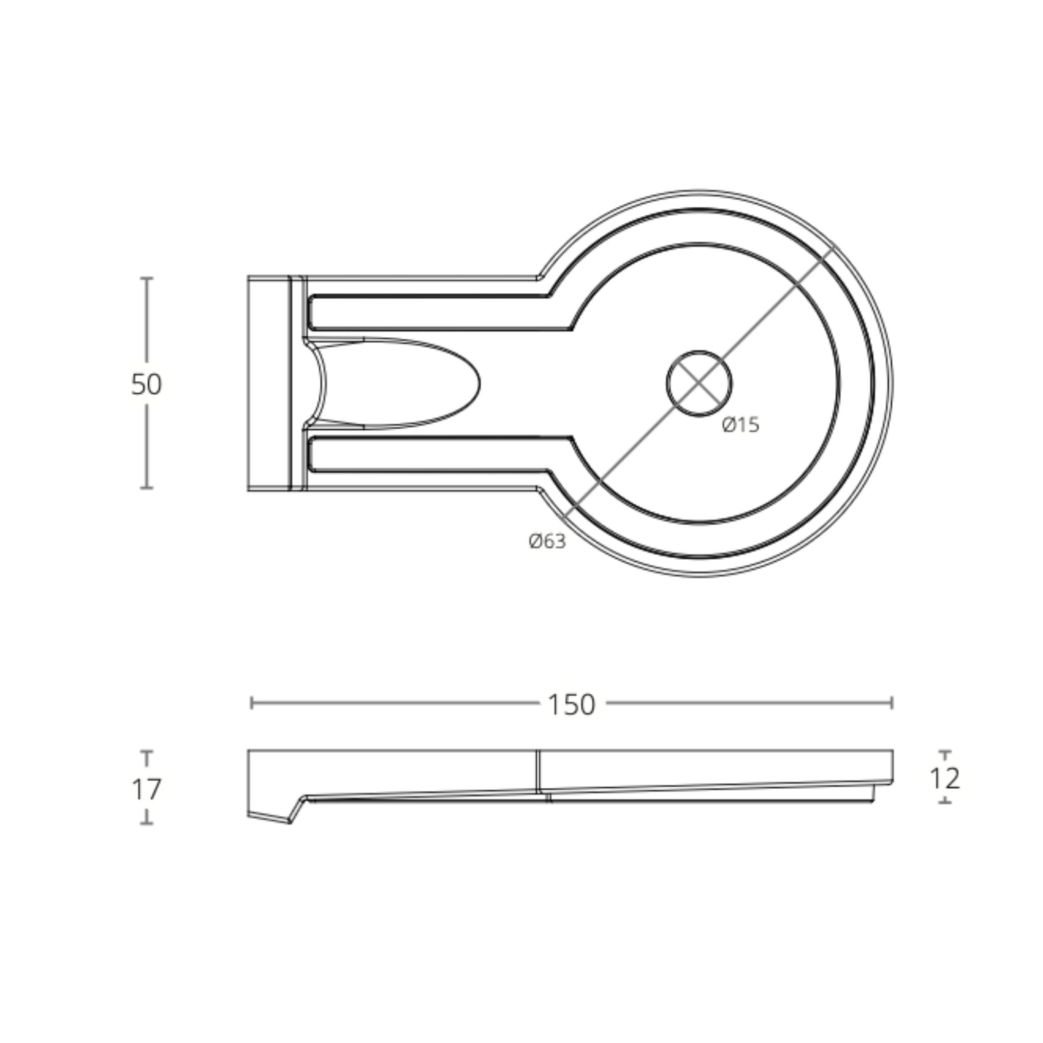2-TONE Küchenbeleuchtung Unterbau – Schwarz (5er-PACK)