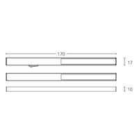 LONGLED Keukenverlichting Onderbouw - Zwart (4 PACK)