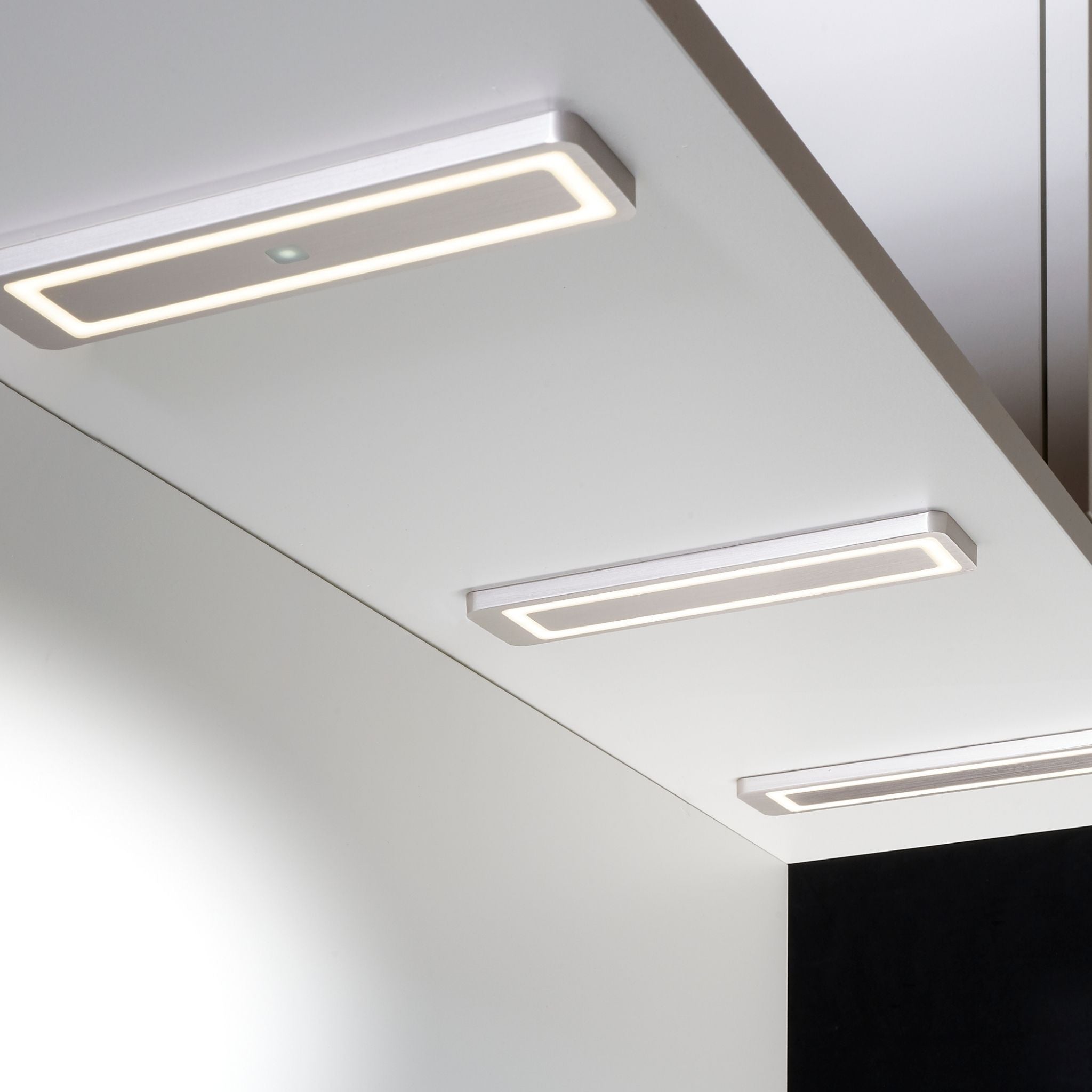 LUX-4000 LED Küchenbeleuchtung Unterbau – Edelstahl (5er-Pack)