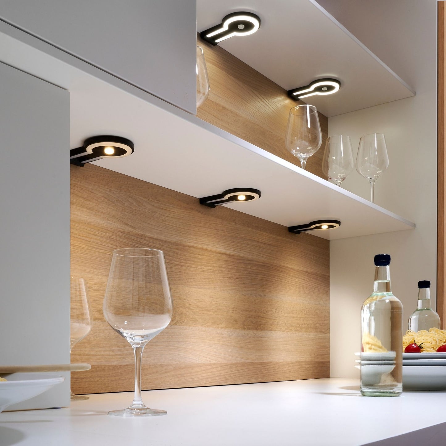 2-TONE Einzelne LED-Lampe Schwarz Warmweißes Licht (Zusätzliche leuchte)