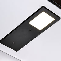 XL3000 Küchenbeleuchtung Unterbau – Schwarz (4er-PACK) Warmweißes Licht