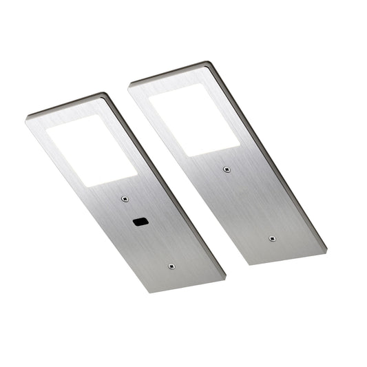 XL4000 Unterbauleuchte Küche – Silber (2er-PACK) Neutralweißes Licht