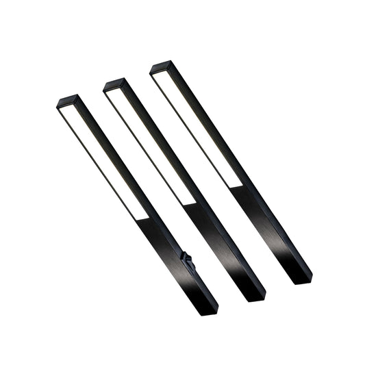 LONGLED Küchenunterbauleuchte – Schwarz (3er-Pack)