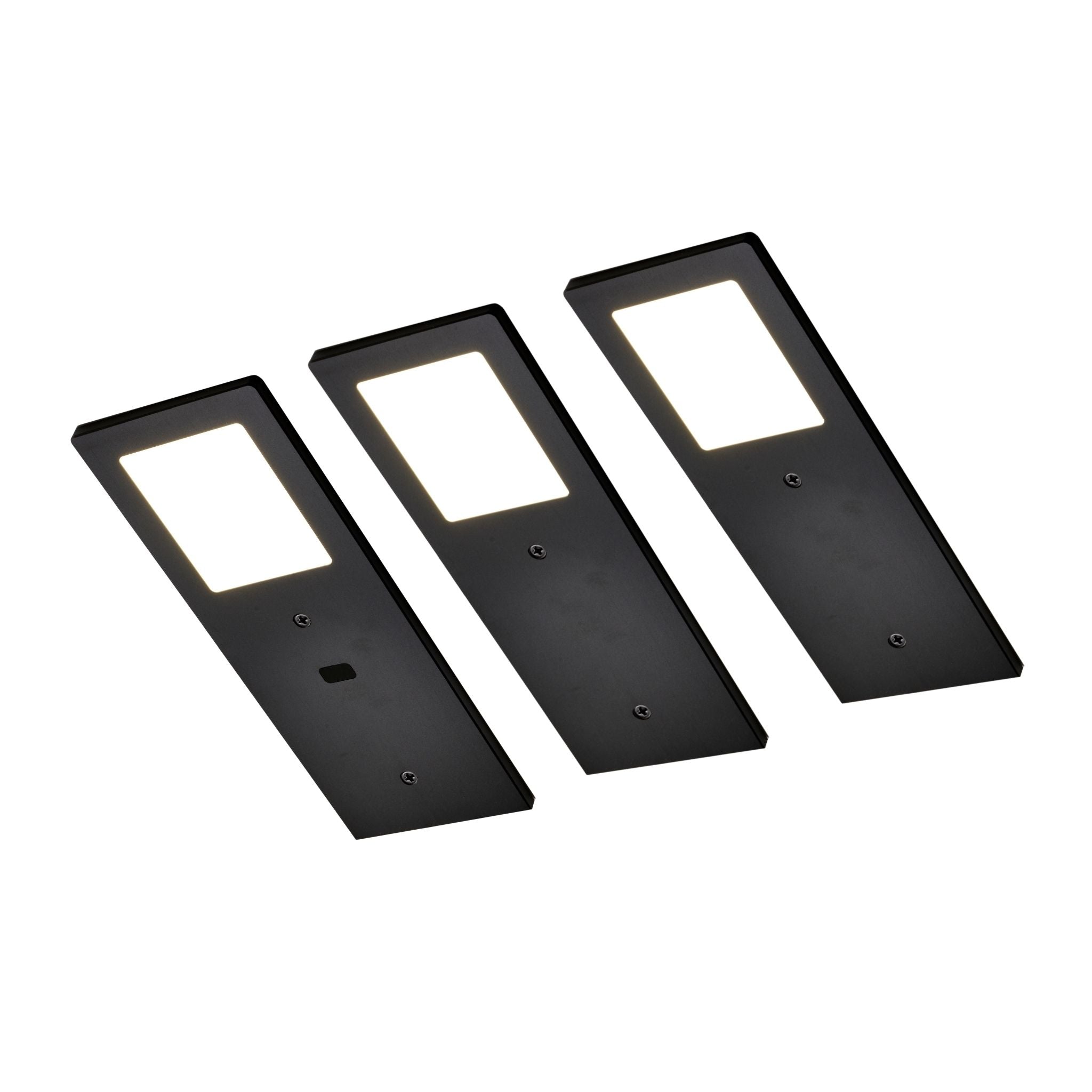 XL3000 Küchenbeleuchtung Unterbau – Schwarz (3er-PACK) Warmweißes Licht