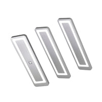 LUX-4000 LED Küchenbeleuchtung Unterbau – Edelstahl (3er-Pack)