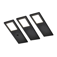 XL4000 Unterbauleuchte Küche – Schwarz (3er-PACK) Neutralweißes Licht