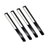 LONGLED Küchenunterbauleuchte – Schwarz (4er-Pack)