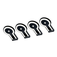 2-TONE Küchenbeleuchtung Unterbau – Schwarz (4er-PACK)