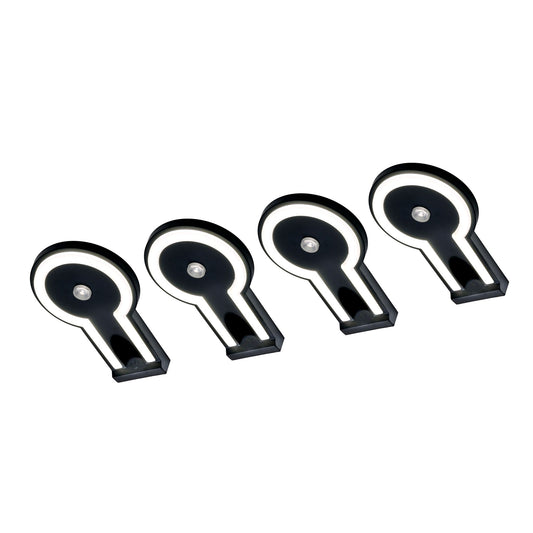2-TONE Keukenverlichting Onderbouw - Zwart (4 PACK)
