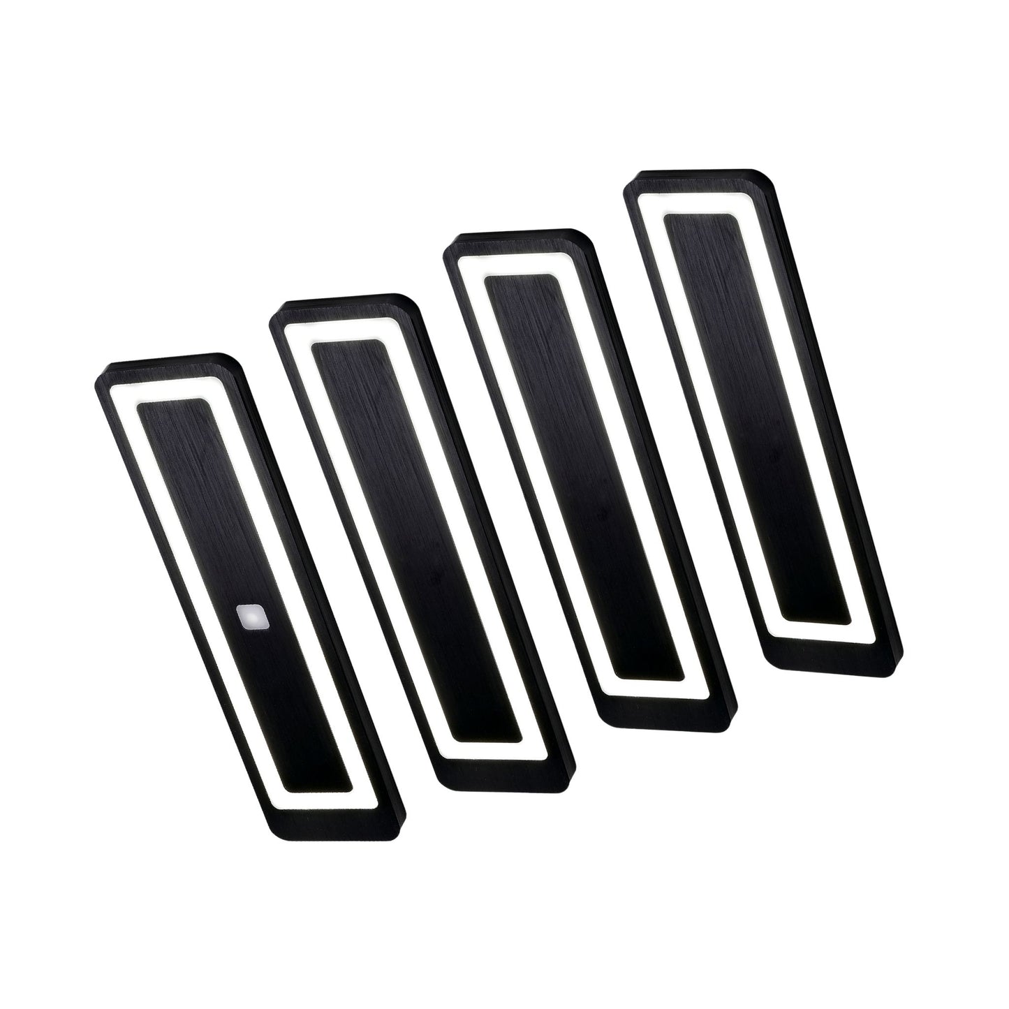 LUX-4000 LED Küchenbeleuchtung Unterbau – Schwarz (4er-Pack)