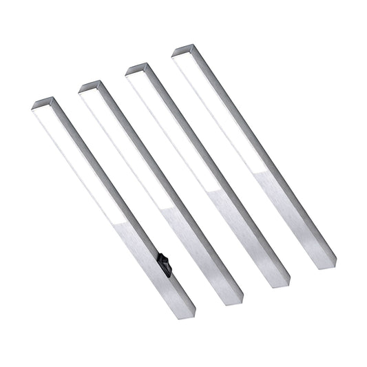 LONGLED Keukenverlichting Onderbouw - Zilver (4 PACK)