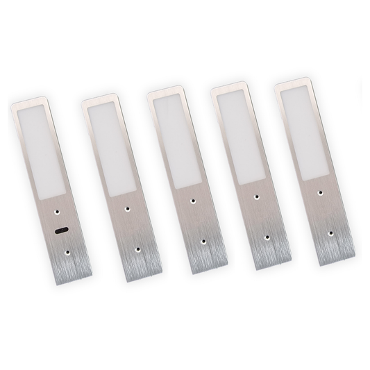 LED-Küchenbeleuchtung unter dem Schrank – Aluminium (5er-Pack)