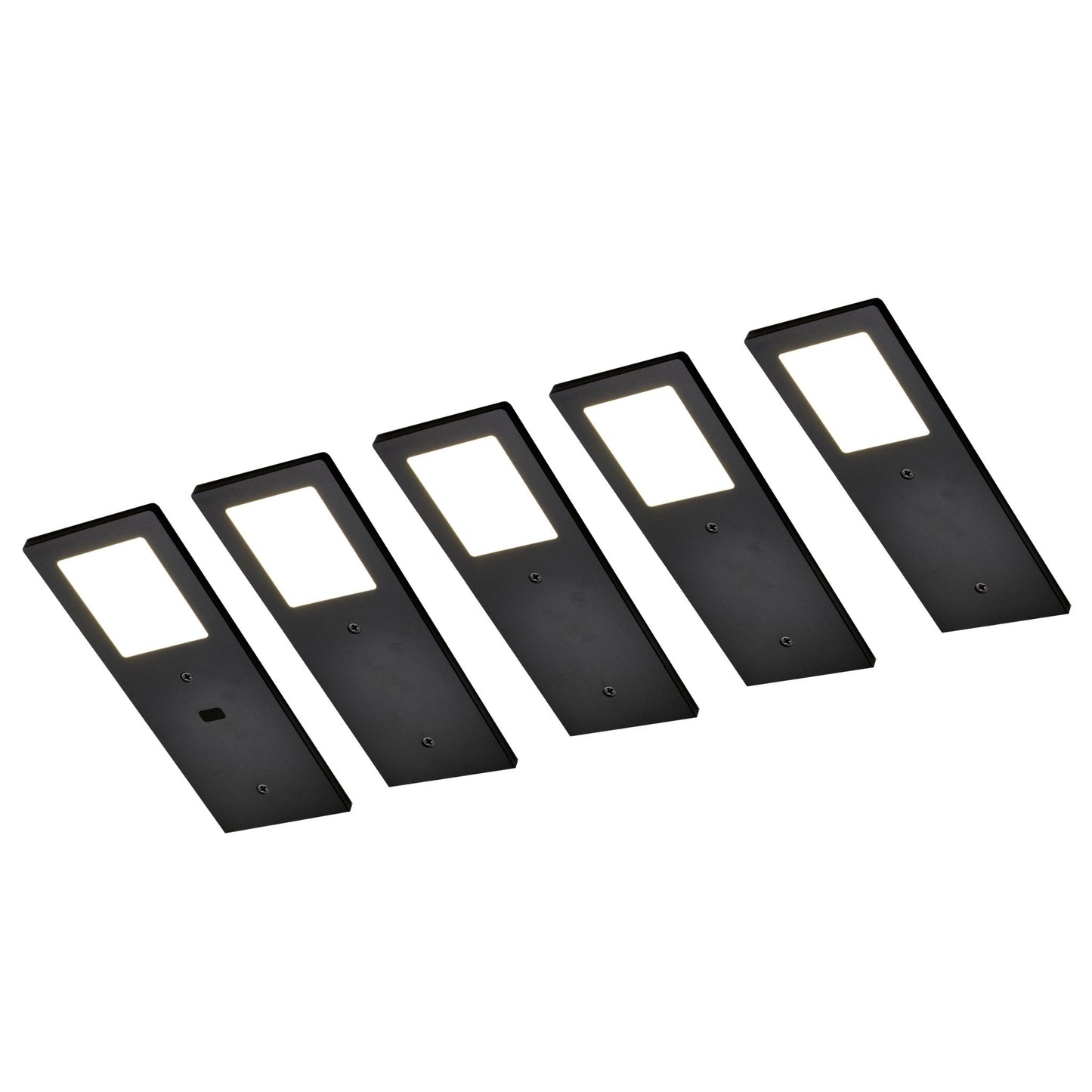 XL4000 Unterbauleuchte Küche – Schwarz (5er-PACK) Neutralweißes Licht