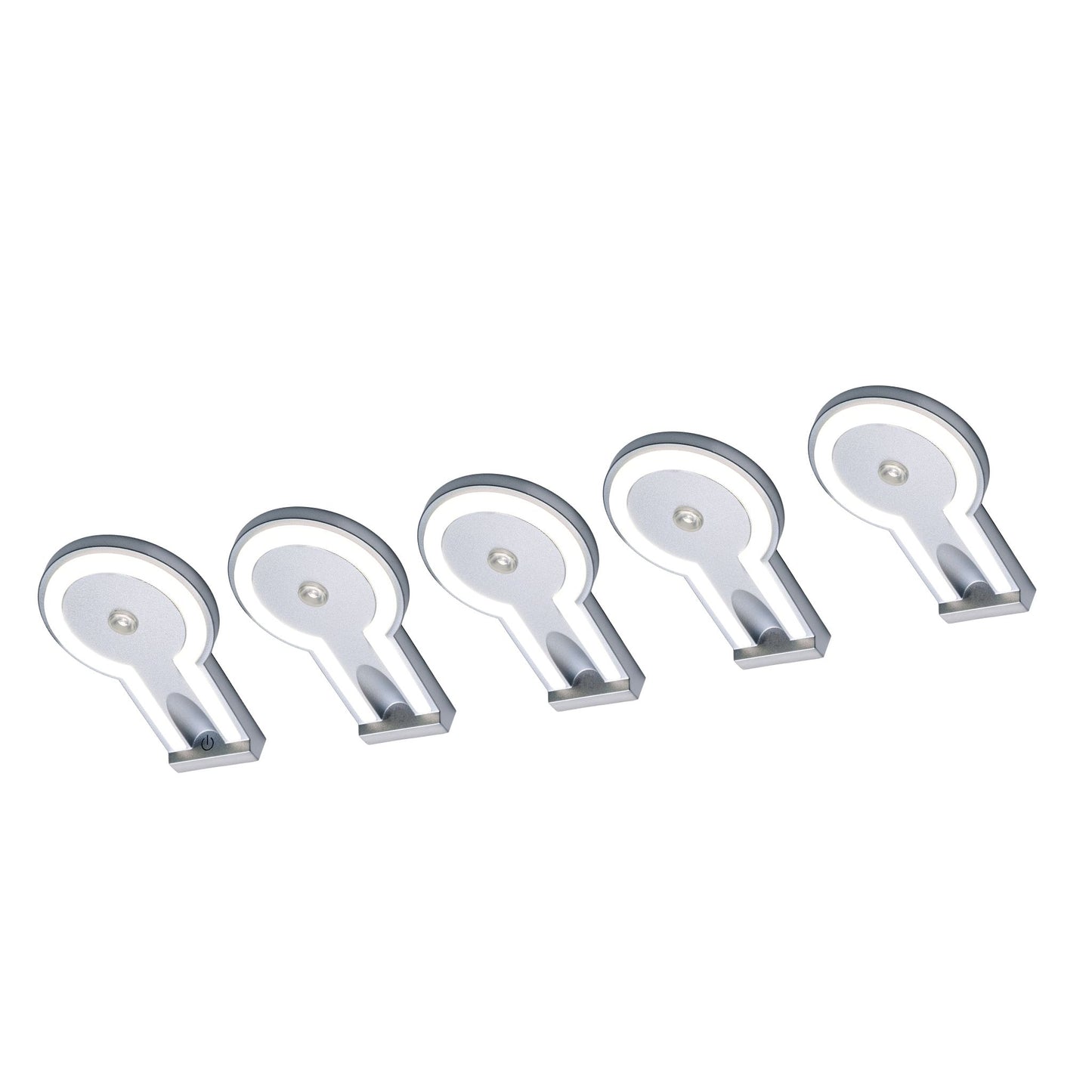 2-TONE Küchenbeleuchtung Unterbau – Silber (5er-PACK)