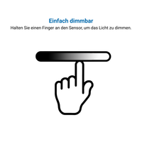 SMART LED Unterbauleuchte Küche – Schwarz (3er Pack)