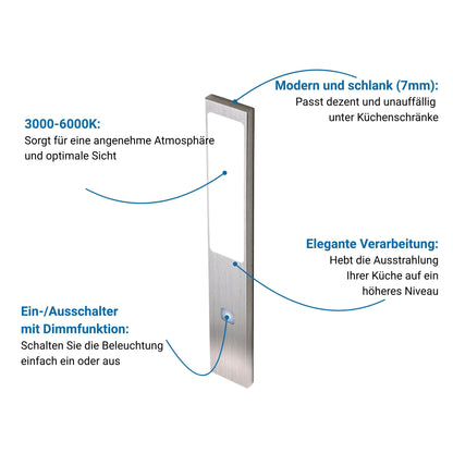 STYLE Einzelne LED-Lampe Silber (Zusätzliche leuchte) Einstellbare Lichtfarbe