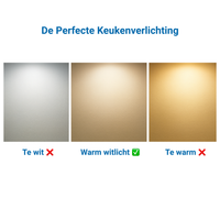 LED Keukenverlichting Onderbouw - Zwart (4 PACK)