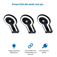 2-TONE Keukenverlichting Onderbouw - Zwart (3 PACK)