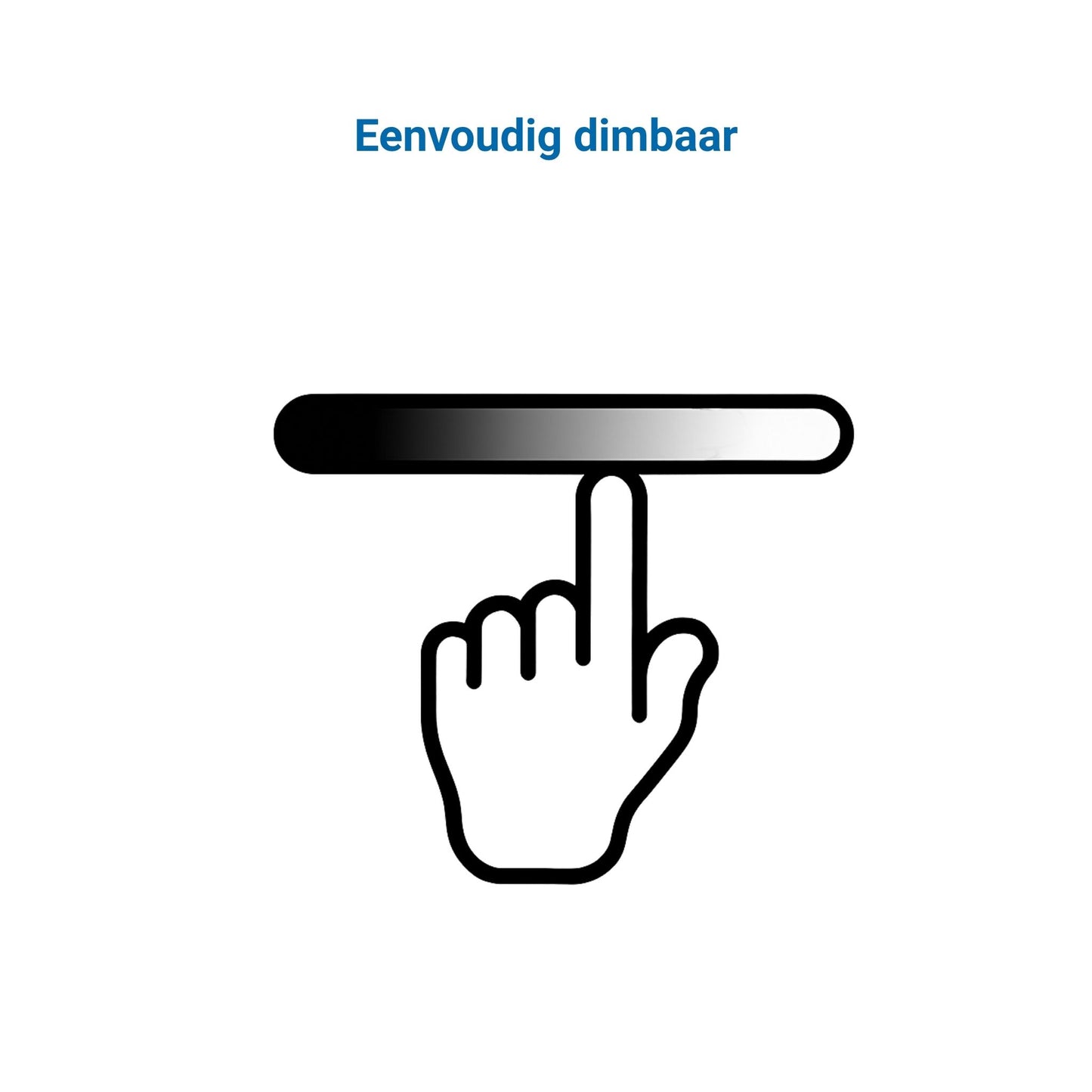 XL4000 Keukenverlichting Onderbouw - Zwart (5 PACK) Neutraal Licht
