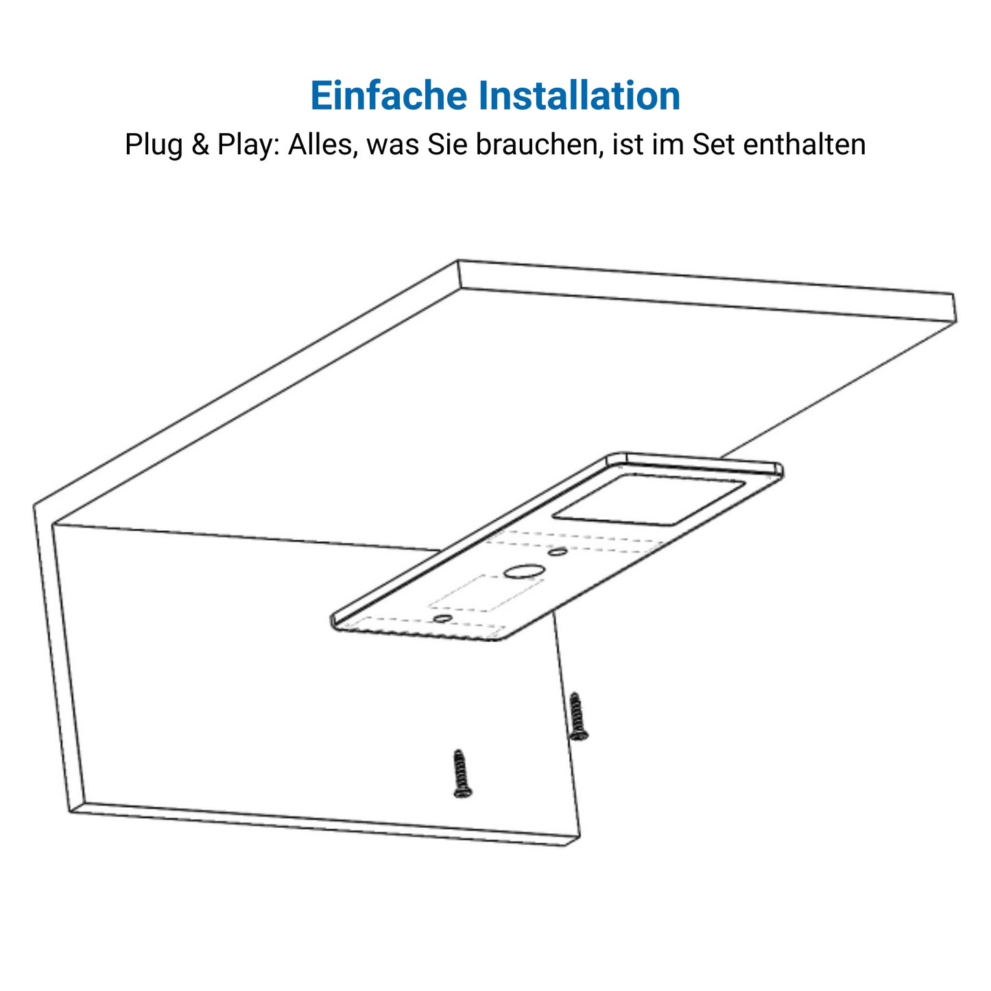 SMART LED Unterbauleuchte Küche – Aluminium (2er Pack)