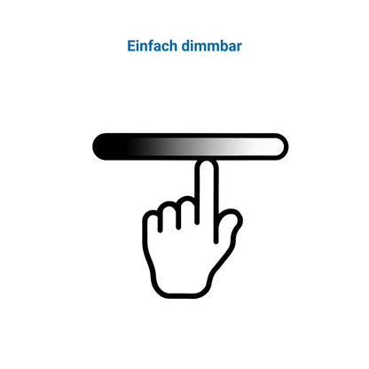 LUX-4000 Einzelne LED-Lampe Schwarz (Zusätzliche leuchte) Neutralweißes Licht