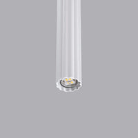 Pendelleuchte Candle 1 – Weiß & Stahl