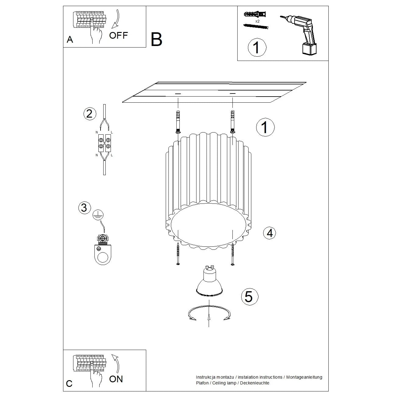 Spots Japandi Single – Taupe & Aluminium