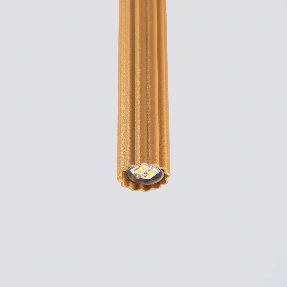 Pendelleuchte Candle 1 – Gold & Stahl
