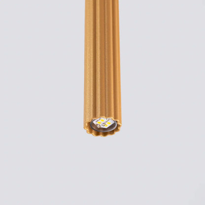 Pendelleuchte Candle 1 – Gold & Stahl