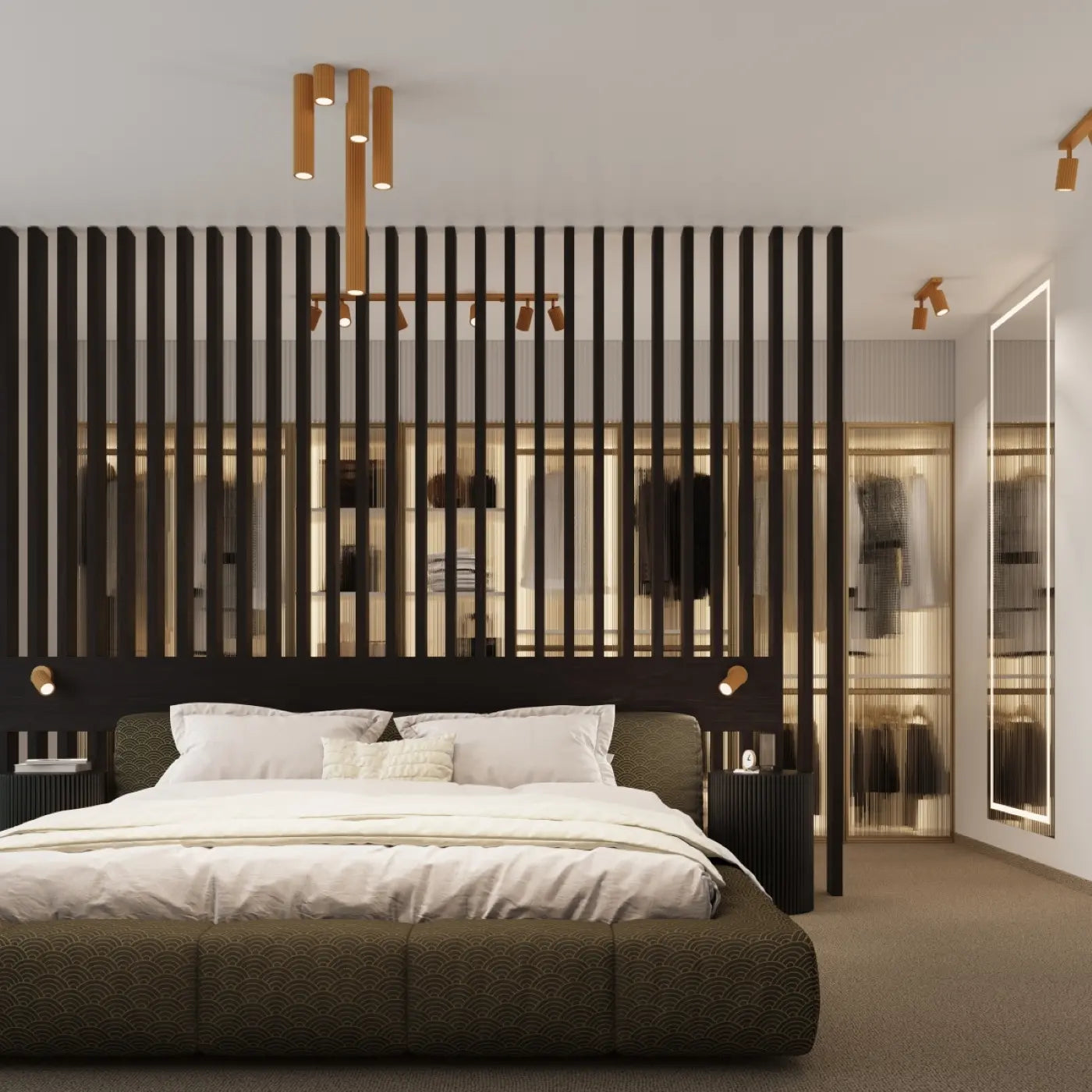 Deckenleuchte Japandi 20 – Gold & Aluminium