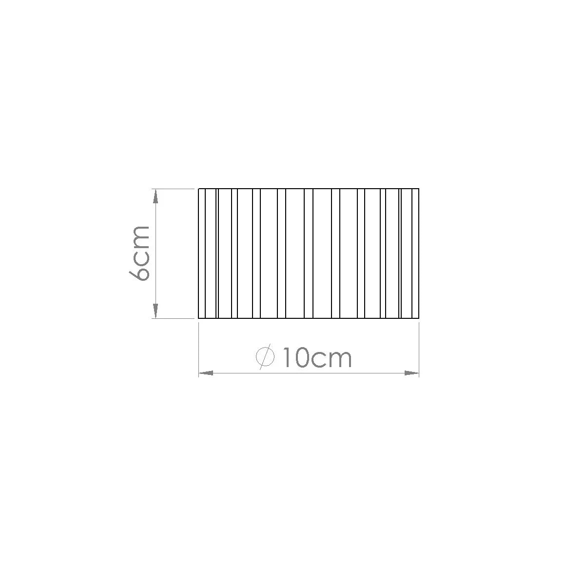 Deckenstrahler Japandi Single-XS – Oxid Rot & Aluminium