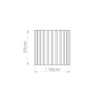 Spots Japandi Single – Olijfgroen & Aluminium