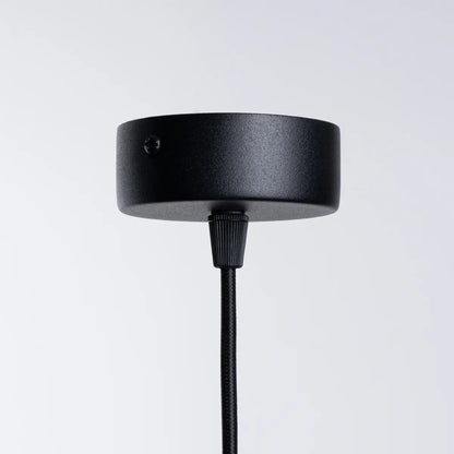 Pendelleuchte Candle 1 – Schwarz & Stahl