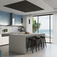 Deckenleuchte Japandi 10 – Schwarz & Aluminium