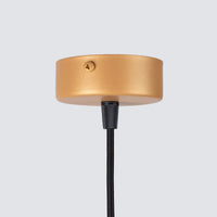 Pendelleuchte Candle 1 – Gold & Stahl