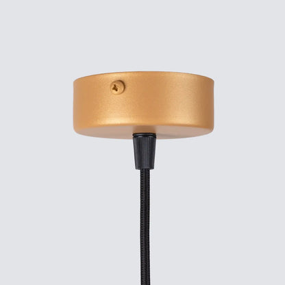 Pendelleuchte Candle 1 – Gold & Stahl