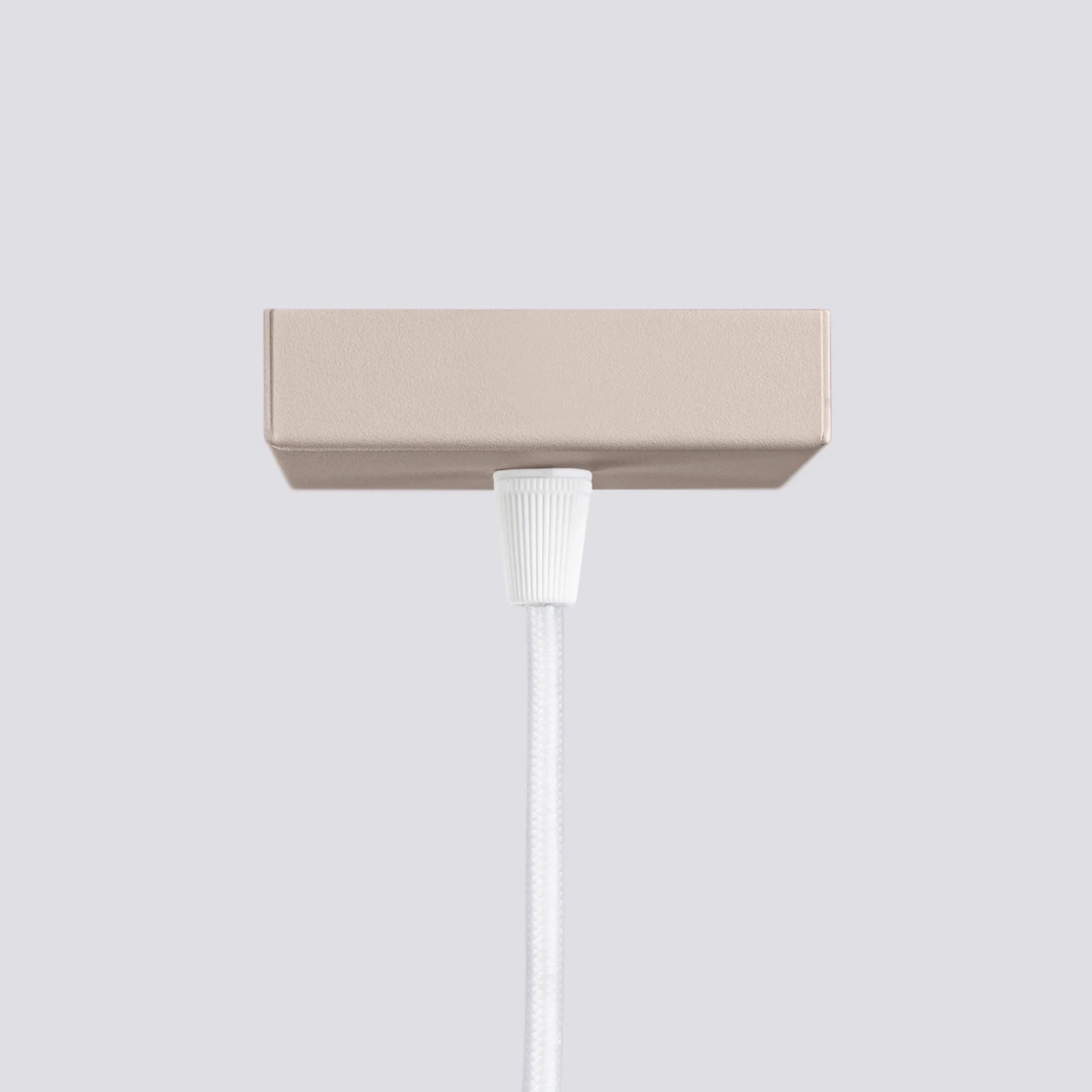Pendelleuchte Japandi 1 – Taupe & Aluminium