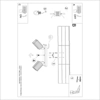 Deckenleuchte Japandi 4S – Taupe & Aluminium