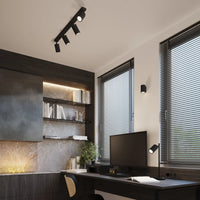 Deckenleuchte Japandi 4 – Schwarz Metall