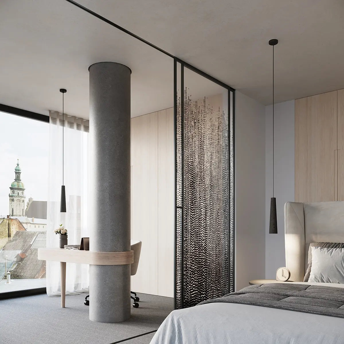Hanglamp Shape 1 – Zwart & Beton