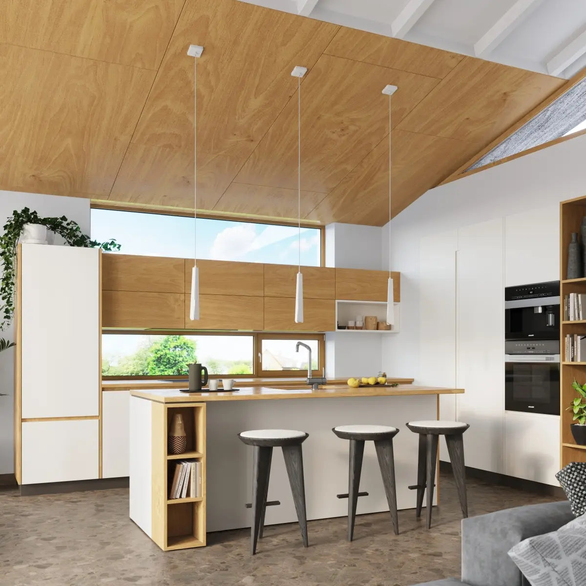Hanglamp Prysma 1 – Wit & Staal