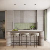 Pendelleuchte Candle 3P – Schwarz & Stahl