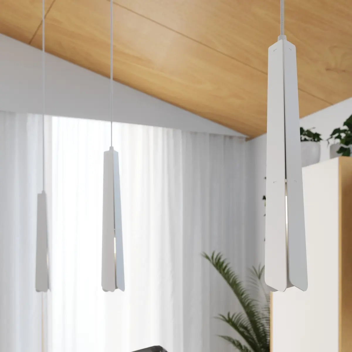 Hanglamp Prysma 1 – Wit & Staal
