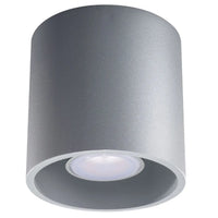 Plafondlamp Rondo 1 – Grijs & Aluminium