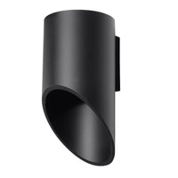 Wandlampe Pipe 20 – Schwarz & Aluminium