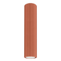 Plafondlamp Japandi 30 – Oker Rood & Aluminium